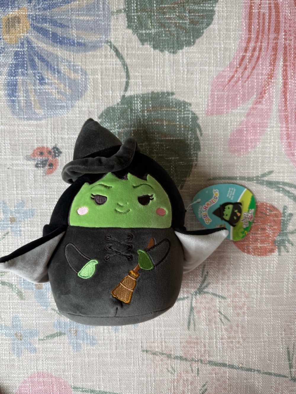 Squishmallows Wicked Witch Plush - Green & Black